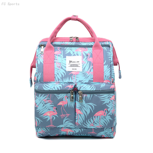 Factory direct sale 2020 new women's backpack flamingo girl school bag 