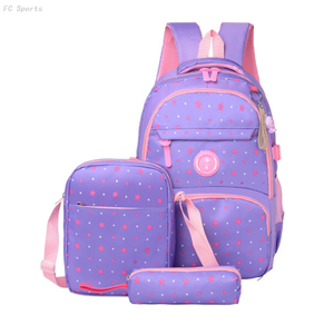 3 pcs/sets High Quality School backpack Fashion School bag set for Teenagers 
