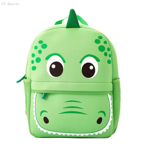 3D Cute Cartoon Neoprene Animal kids school bags wholesale