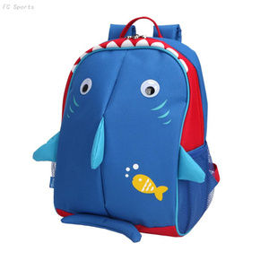 Little Kids School Backpack Reflective Fins school bag kids 