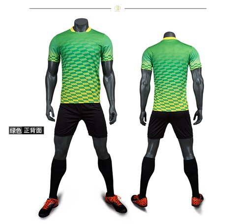 Short-Sleeve Soccer Uniforms Jersey and Shorts Set