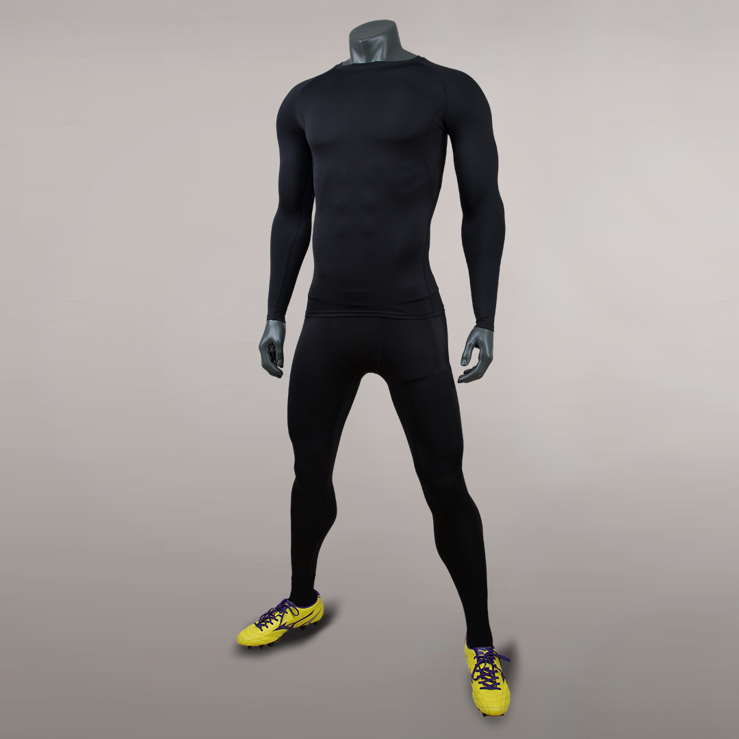 Long-Sleeve Soccer Training Set Jersey and Legging