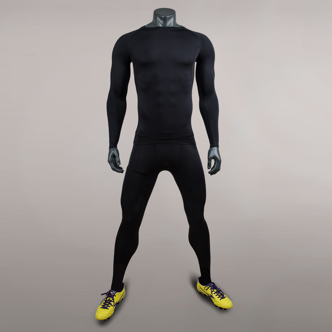 Long-Sleeve Soccer Training Set Jersey and Legging