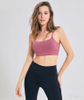 FC Sports Plain Thin Belt U-shaped Beauty Back Yoga Sports Bra Women Running Fitness Clothes Wholesale