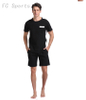  Two Piece Set Men Short Sleeve T Shirt Cropped Top+Shorts Men's Tracksuits 2019 New Causal Sportswear Tops Short Trouser