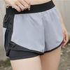 Summer sports shorts female zipper anti - leakage outside wearing gym loose fast - dry high - waist yoga running pants