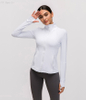 FC Sports 2019 Autumn Winter New Yoga Sports Jacket Female Nylon Stretch Zipper Running Yoga Long-sleeved Shirt
